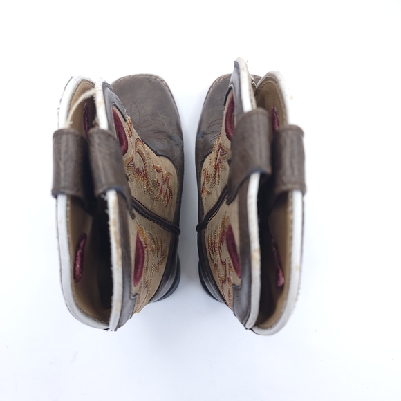 Laredo Boys' Collared Western Cowboy Boots Square Toe Size 11.5 Kids LC2261 - Picture 5 of 7